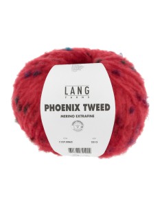 Lang Yarn Phoenix tweed 62 rood| het Lemster Wolhus heeft ze op voorraad!