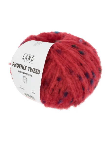 Lang Yarn Phoenix tweed 62 rood| het Lemster Wolhus heeft ze op voorraad!