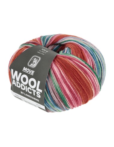 Wooladdicts Move van Lang Yarns heerlijk zacht sokkengaren van  merino| het Lemster Wolhus heeft ze op voorraad!