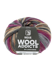 Wooladdicts Move van Lang Yarns heerlijk zacht sokkengaren van  merino| het Lemster Wolhus heeft ze op voorraad!