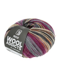 Wooladdicts Move van Lang Yarns heerlijk zacht sokkengaren van  merino| het Lemster Wolhus heeft ze op voorraad! 2