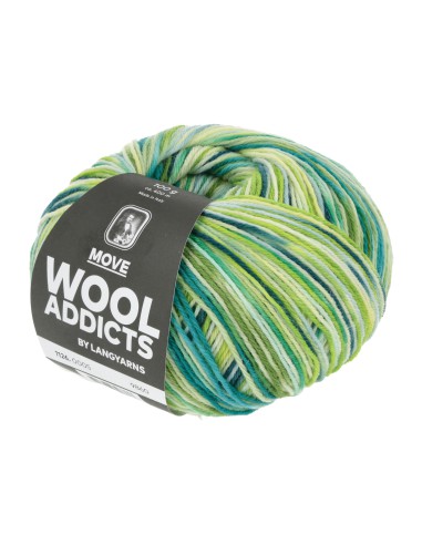 Wooladdicts Move van Lang Yarns heerlijk zacht sokkengaren van  merino| het Lemster Wolhus heeft ze op voorraad!