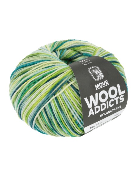 Wooladdicts Move van Lang Yarns heerlijk zacht sokkengaren van  merino| het Lemster Wolhus heeft ze op voorraad!