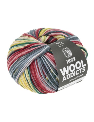 Wooladdicts Move van Lang Yarns heerlijk zacht sokkengaren van  merino| het Lemster Wolhus heeft ze op voorraad!