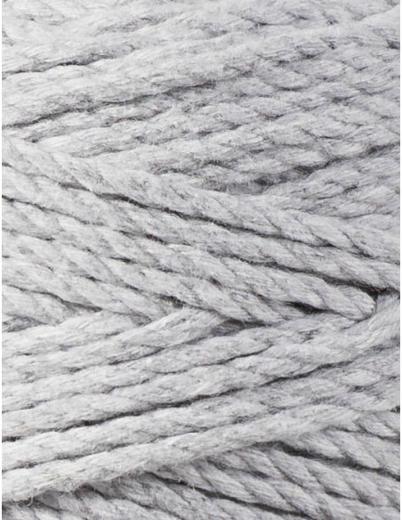 Macrame triple twist 3 mm light grey|Het Lemster Wolhus heeft ze op voorraad!