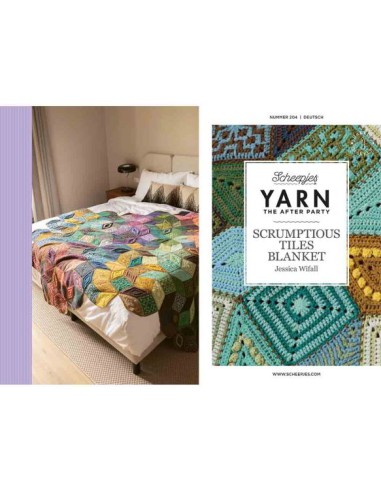 Yarn the after party no 204 scrumptious tiles blanket|het Lemster Wolhus heeft ze op voorraad!