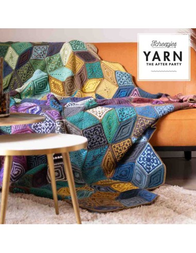 Yarn the after party no 204 scrumptious tiles blanket|het Lemster Wolhus heeft ze op voorraad!