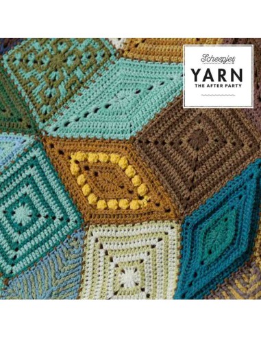 Yarn the after party no 204 scrumptious tiles blanket|het Lemster Wolhus heeft ze op voorraad!