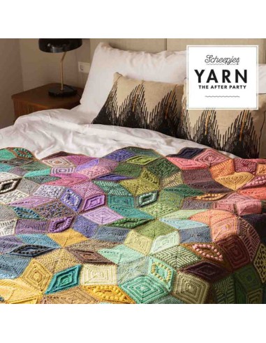 Yarn the after party no 204 scrumptious tiles blanket|het Lemster Wolhus heeft ze op voorraad!