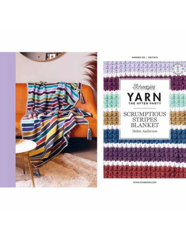 Yarn the after party no 202 scrumptious stripes blanket|het Lemster Wolhus heeft ze op voorraad!