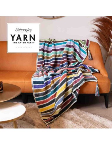 Yarn the after party no 202 scrumptious stripes blanket|het Lemster Wolhus heeft ze op voorraad!
