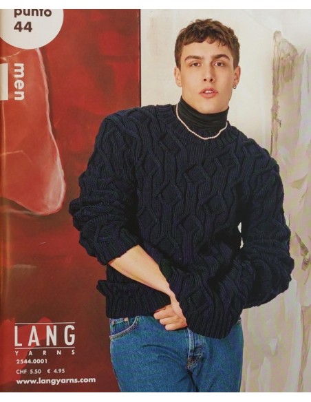 Punto 44 Men van Lang Yarns|Het Lemster Wolhus heeft ze op voorraad!