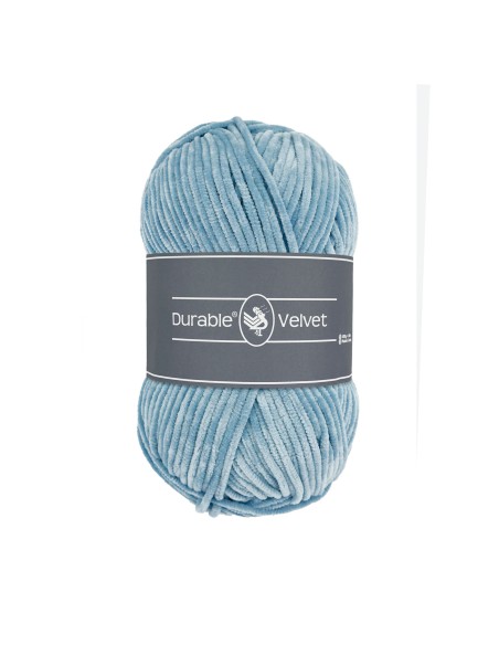 Durable Velvet 289 Blue Grey
