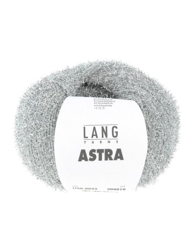 Lang Yarns Astra 0023 zilver een mooi, zacht, helder mee brei draadje