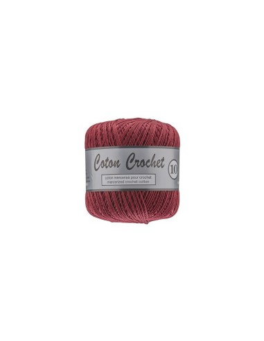 Lammy Yarns Crochet 10 728 ( bordeaux rood)