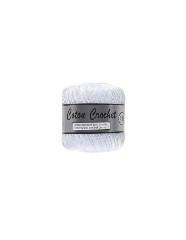 Lammy Yarns Crochet 10 005 ( wit)