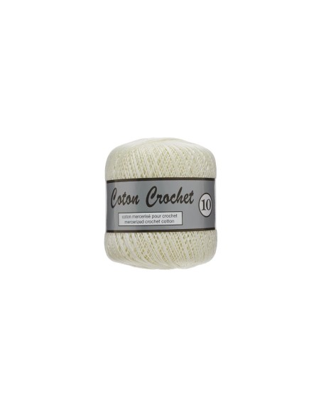 Lammy Yarns Crochet 10 844 ( ivoor )