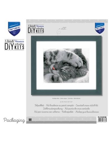 DIY borduurpakket schattige kitten (PN-0165499)