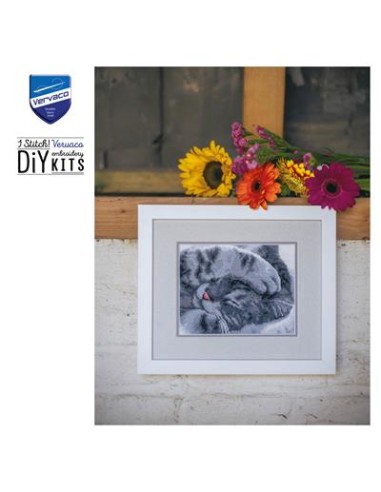 DIY borduurpakket schattige kitten (PN-0165499)