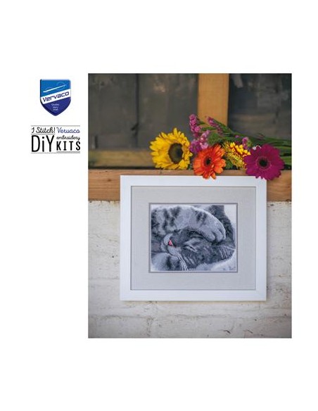 DIY borduurpakket schattige kitten (PN-0165499)