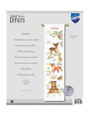 Borduurpakket groeimeter bosdieren (PN-0196856)