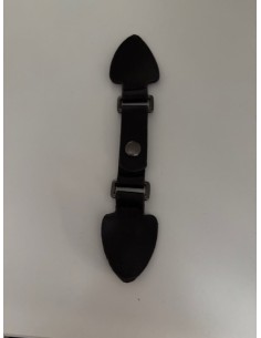 Kiltriempje 35 mm kleur heel donker bruin