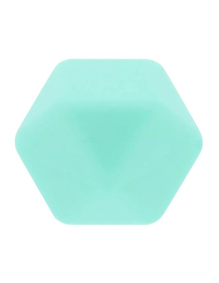 De Siliconen kralen hexagon zijn zachte, flexibele en veilige kralen