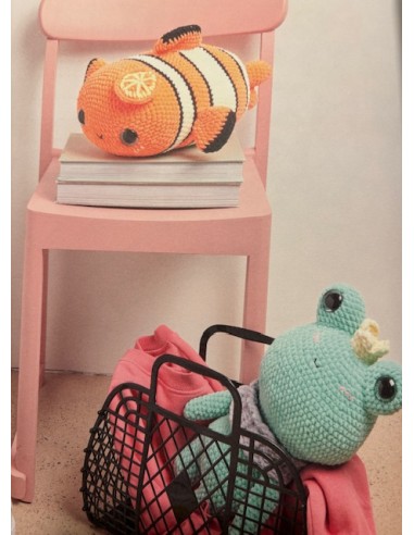 Het Rico Chenillove Big Cuties boekj voor het haken van zachte knuffeldieren