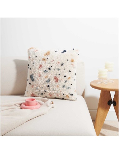 Rico Hooki Hooki Smyrnapakket kussen Terrazzo is een compleet pakket.