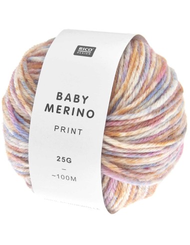 Baby Merino print 19 Bloemen