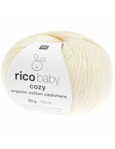 Rico baby cozy organic cotton cashmere 001 creme