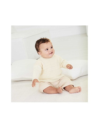 Rico baby cozy organic cotton cashmere 001 creme