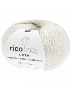 Rico baby cozy organic cotton cashmere 002 Ecru