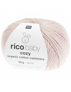 Rico baby cozy organic cotton cashmere 005 smokey pink