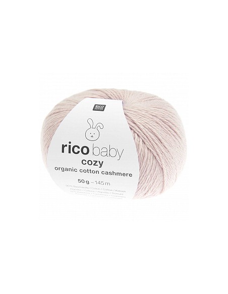 Rico baby cozy organic cotton cashmere 005 smokey pink