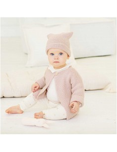Rico baby cozy organic cotton cashmere 005 smokey pink 2