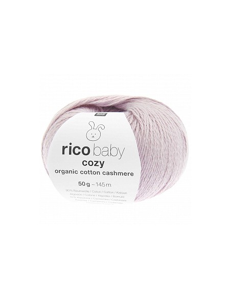 Rico baby cozy organic cotton cashmere 006 lilac