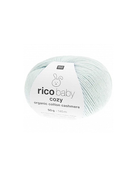 Rico baby cozy organic cotton cashmere 007 Light Blue