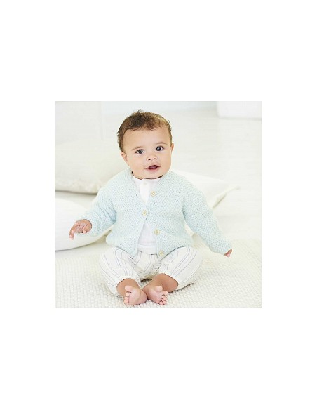 Rico baby cozy organic cotton cashmere 007 Light Blue
