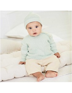 Rico baby cozy organic cotton cashmere 007 Mint 2