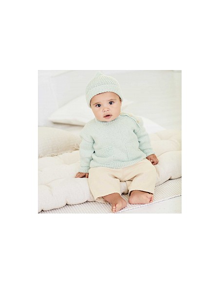 Rico baby cozy organic cotton cashmere 007 Mint