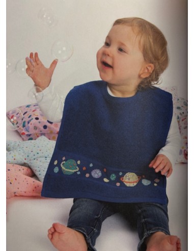 De kleine astronaut, moderne kruissteekboek nr. 154 in 7 talen.