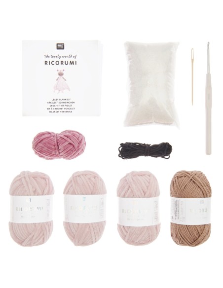 Ricorumi baby blankies haakpakket-varkentje