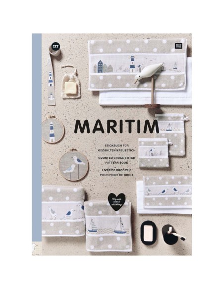 Maritiem Moderne kruissteekboek in 7 talen nr. 177