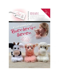 Patroonboekje klaparmband Boerderijdieren