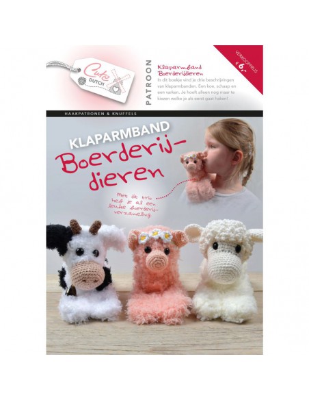 Patroonboekje klaparmband Boerderijdieren