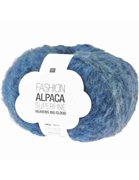 Fashion Alpaca Superfine Heavens Big Cloud 09 blue