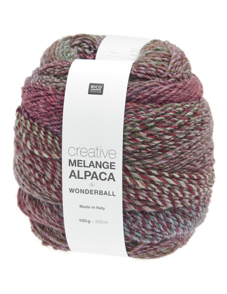 Creative Melange Alpaca Wonderball, luxueus garen met een hoog percentage zachte alpaca