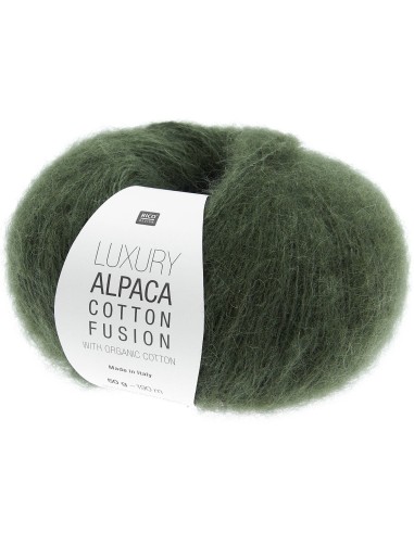 Luxury Alpaca Cotton Fusion 7 Olijf