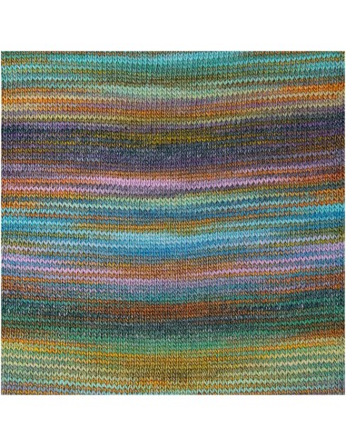Creative Melange Aran Wonderball  Lilac-Turquoise 003